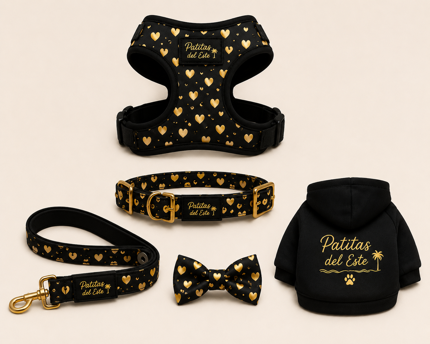 Kit Negro Corazones — Preventa